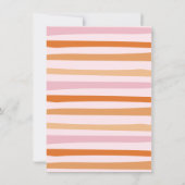 Invitation Un petit Boo Halloween fille Baby shower Invitatio (Dos)