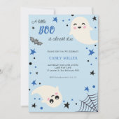 Invitation Un Petit Boo Joli Baby shower Automne (Devant)