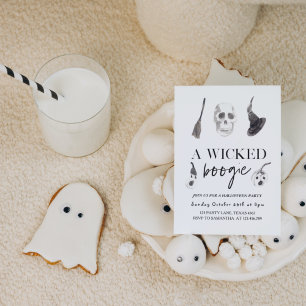 Invitation Un petit boogie   Bonne Halloween