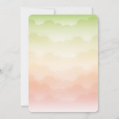 Invitation Un petit bug d'amour est sur le chemin Baby shower (Dos)