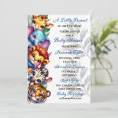 Invitation Un petit cacahuète est sur le chemin | BABY SHOWER (Debout devant)