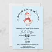 Invitation Un petit canard est sur le chemin Noël d'hiver (Devant)