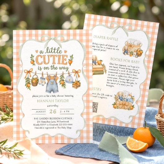 Invitation Un Petit Chéri Arrive Bébé Shower