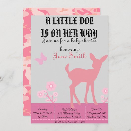 Invitation Un petit chien (Devant / Derrière)