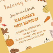 Invitation Un petit Citrouille à l'occasion d'un Halloween 1e