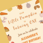 Invitation Un petit Citrouille à l'occasion d'un Halloween 1e