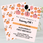 Invitation Un petit Citrouille à l'occasion d'un Halloween 1e