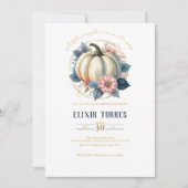 Invitation Un Petit Citrouille Automne Automne Automne Baby s (Devant)