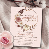 Invitation Un Petit Citrouille Automne Automne Automne Baby s