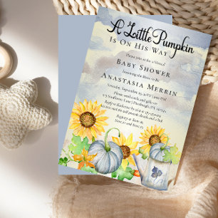 Invitation Un Petit Citrouille   Baby shower virtuel des tour