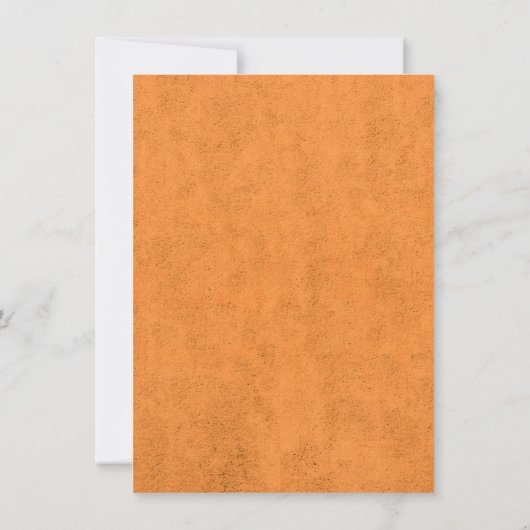 Invitation Un petit Citrouille devient un | Anniversaire (Dos)