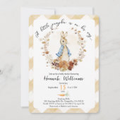 Invitation Un petit Citrouille est en chemin baby shower Invi (Devant)