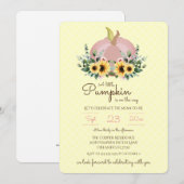 Invitation Un petit Citrouille est en route Baby shower Invit (Devant / Derrière)