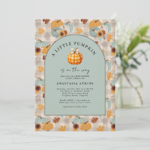 Invitation Un petit Citrouille est en route pour le Baby show