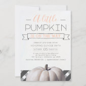 Invitation Un petit Citrouille est sur la route de Buffalo Pl (Devant)