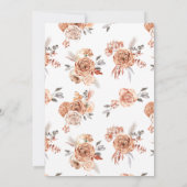 Invitation Un petit Citrouille est sur le chemin Baby shower (Dos)