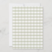 Invitation Un Petit Citrouille Est Sur Le Chemin Du Baby show (Dos)