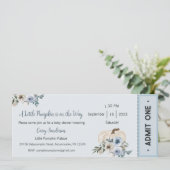 Invitation Un petit Citrouille est sur le chemin Invitation,  (Debout devant)