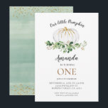 Invitation Un petit Citrouille fête son anniversaire<br><div class="desc">Little Citrouille is Turning One Birthday Invitation Peut être utilisé pour l'anniversaire de n'importe quelle invitation d'âge.</div>