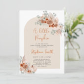 Invitation Un Petit Citrouille Se Trouve Sur Le Chemin Du Bab (Debout devant)