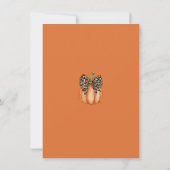 Invitation Un Petit Citrouille Se Trouve Sur Le Chemin Du Bab (Dos)