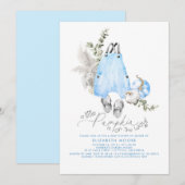 Invitation Un Petit Citrouille Se Trouve Sur Le Chemin Du Bab (Devant / Derrière)