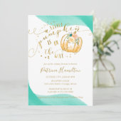 Invitation Un Petit Citrouille Se Trouve Sur Le Chemin Du Bab (Debout devant)