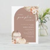 Invitation Un Petit Citrouille Se Trouve Sur Le Chemin Du Bab (Debout devant)