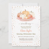 Invitation Un Petit Citrouille Se Trouve Sur Le Chemin Du Bab (Devant)