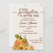 Invitation Un Petit Citrouille Se Trouve Sur Le Chemin Du Bab (Devant)