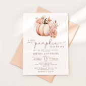 Invitation Un Petit Citrouille Se Trouve Sur Le Chemin Du Bab