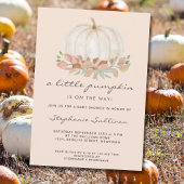 Invitation Un Petit Citrouille Se Trouve Sur Le Chemin Du Bab