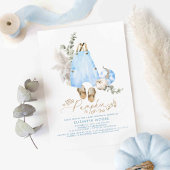 Invitation Un Petit Citrouille Se Trouve Sur Le Chemin Du Bab