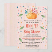 Invitation Un Petit Citrouille Se Trouve Sur Le Chemin Du Bab (Devant / Derrière)