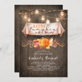 Invitation Un Petit Citrouille Se Trouve Sur Le Chemin Du Bab (Devant / Derrière)