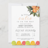 Invitation Un petit coup de baby shower sur le chemin des agr (Devant)