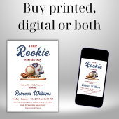 Invitation Un petit coup de coeur sur le chemin - Baby shower