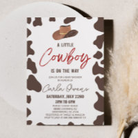 Un Petit Cowboy Est En Route ! Baby shower de rodé