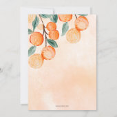 Invitation Un Petit Cutie Se Trouve Sur Le Chemin Du Baby sho (Dos)