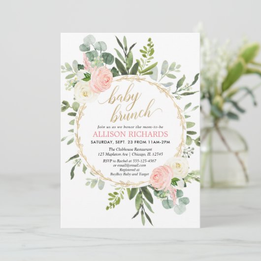 Invitation Un petit déjeuner buffet froid et chaud (en supplé (Debout devant)