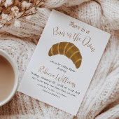 Invitation Un petit déjeuner buffet froid et chaud est servi