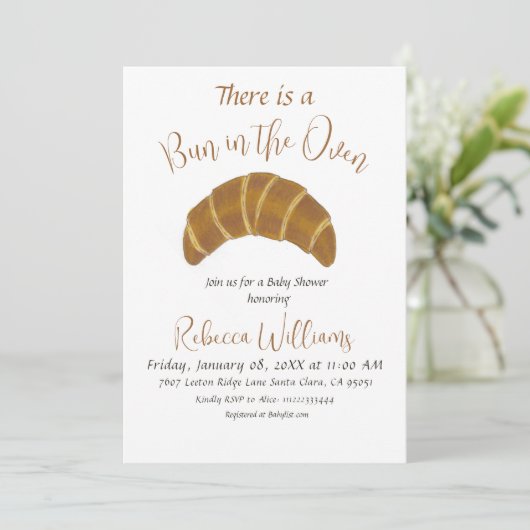 Invitation Un petit déjeuner buffet froid et chaud est servi (Debout devant)