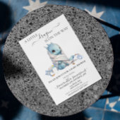 Invitation Un petit dragon se trouve sur le Baby shower Way