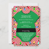 Invitation Un Petit Elfe Est En Route ! Baby shower de Noël (Dos)