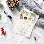 Invitation Un Petit Ensemble De Joie Baby shower D'Hiver