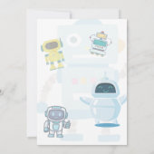 Invitation Un petit est sur le chemin du baby shower de jouet (Dos)