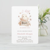 Invitation Un Petit Fantôme Boho Boho Stripes Halloween (Debout devant)