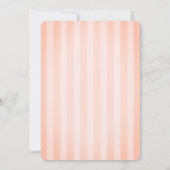 Invitation Un Petit Fantôme De Bois Stripes Citrouille Hallow (Dos)