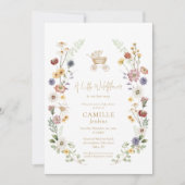 Invitation Un Petit Fleur sauvage (Devant)