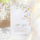 Invitation Un Petit Fleur sauvage Est En Chemin De Mignonne B